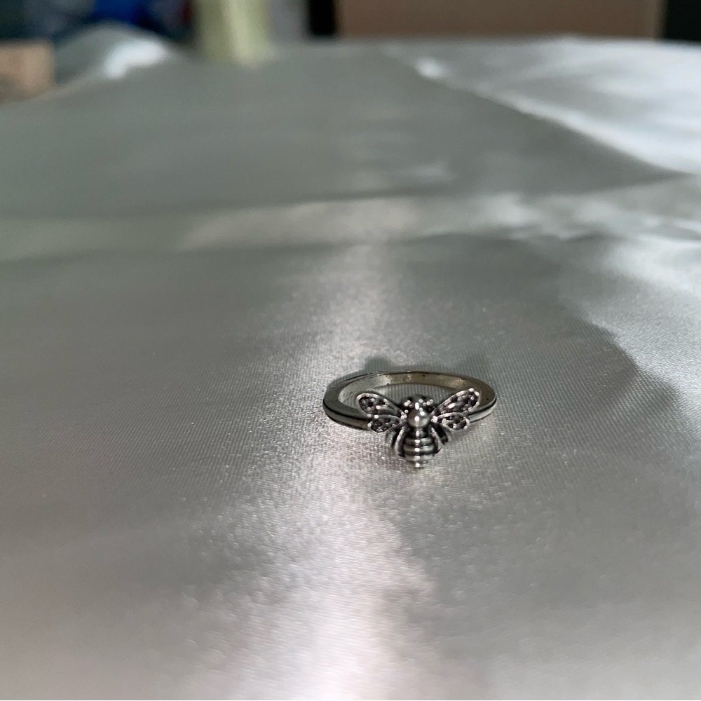 Silver Bee Ring
